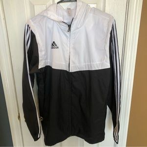 Men’s Adidas Tiro Hooded Windbreaker Size S